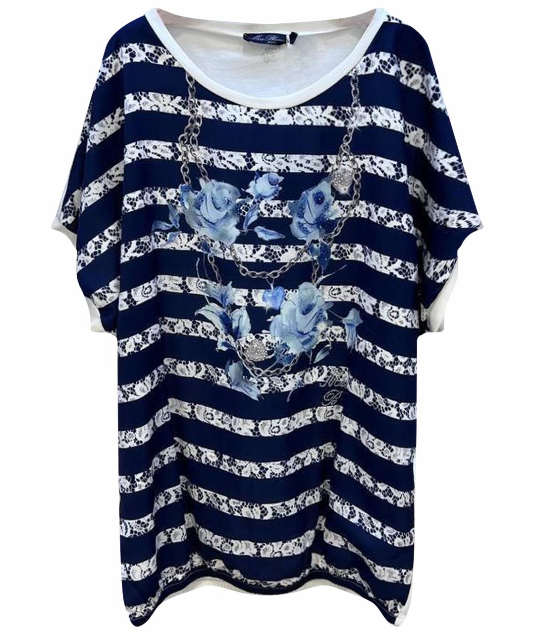 MISS BLUMARINE Мульти хлопковый детская футболка / топ, фото 1