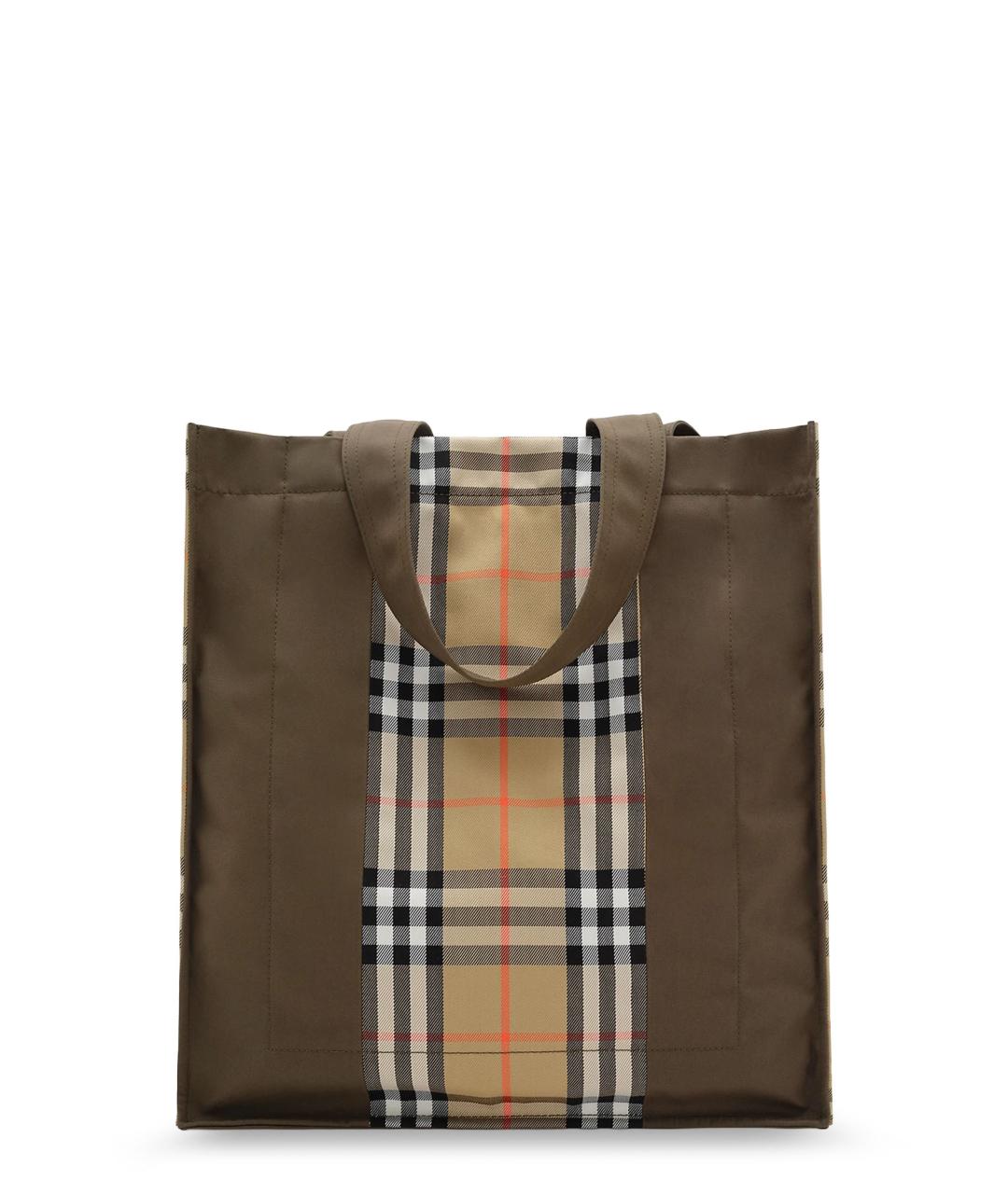 BURBERRY Мульти тканевая сумка тоут, фото 2