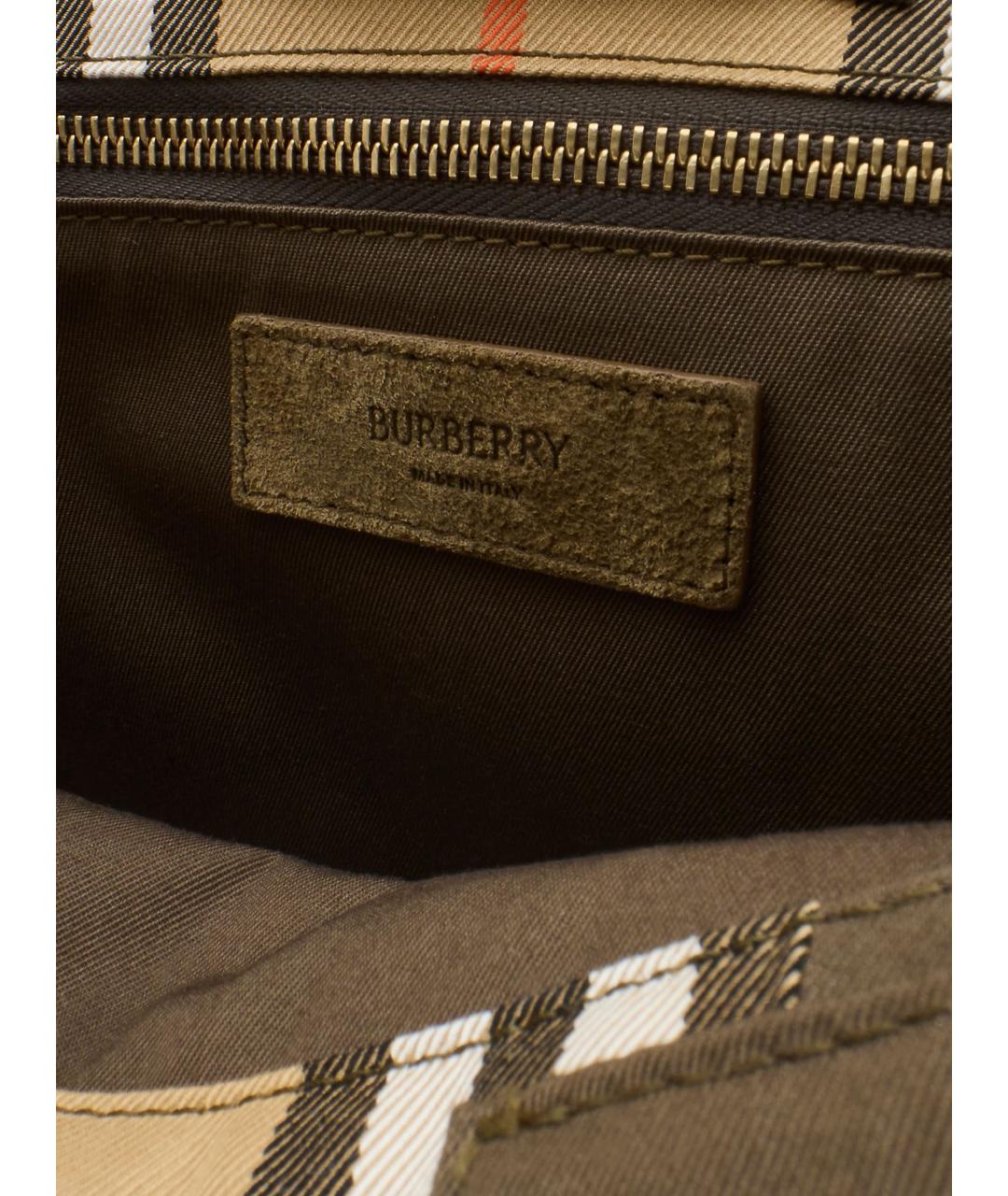 BURBERRY Мульти тканевая сумка тоут, фото 4