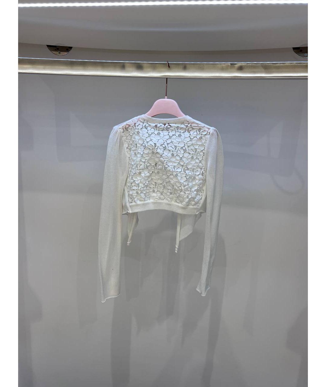MISS BLUMARINE Белый вискозный жакет / жилет, фото 3