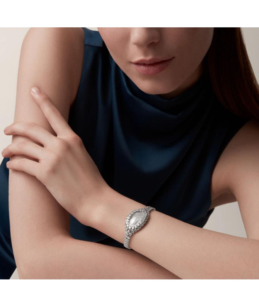 CARTIER Серебряные часы из белого золота, фото 3