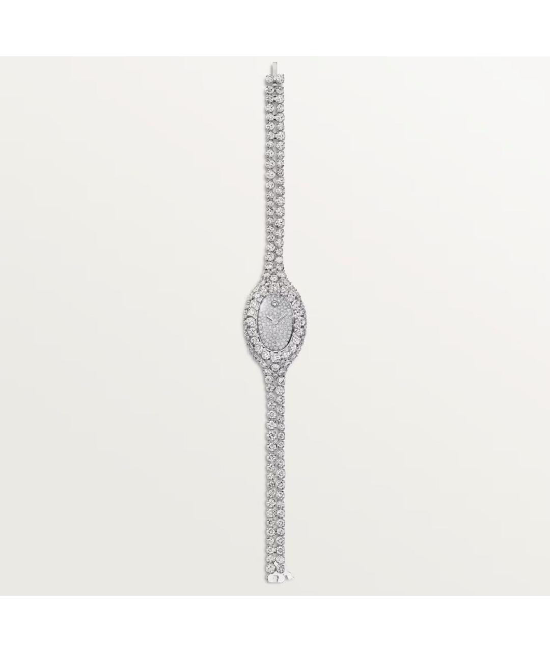 CARTIER Серебряные часы из белого золота, фото 4