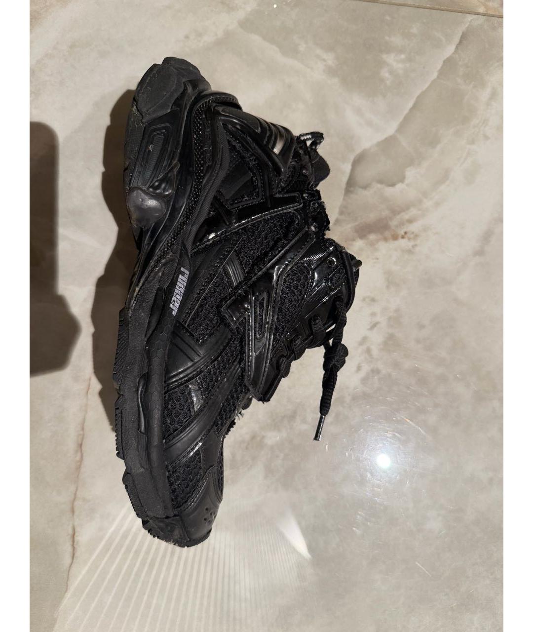 BALENCIAGA Черные низкие кроссовки / кеды, фото 5