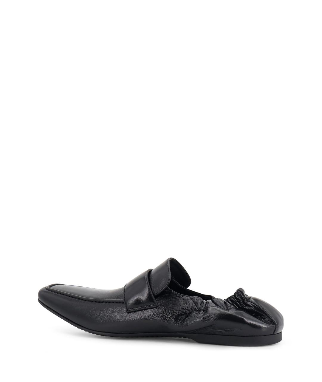 BALENCIAGA Черные кожаные лоферы, фото 3