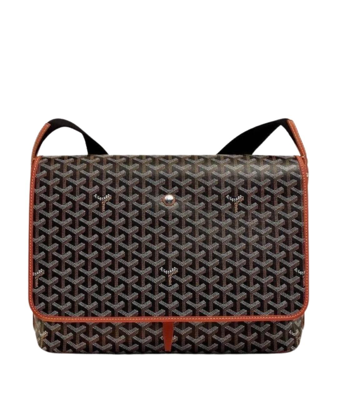 GOYARD Коричневая сумка на плечо, фото 1