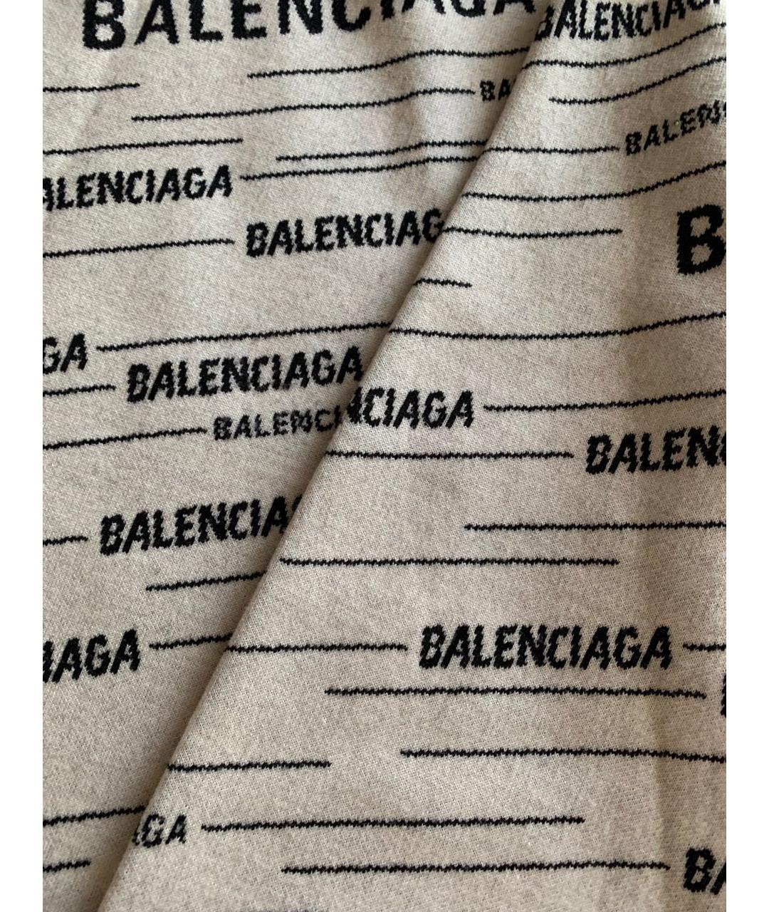 BALENCIAGA Серый шерстяной джемпер / свитер, фото 5