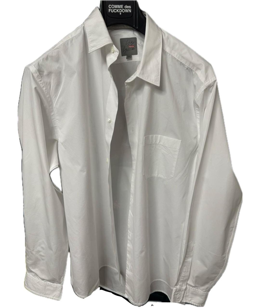 SUPREME Белая хлопковая классическая рубашка, фото 2