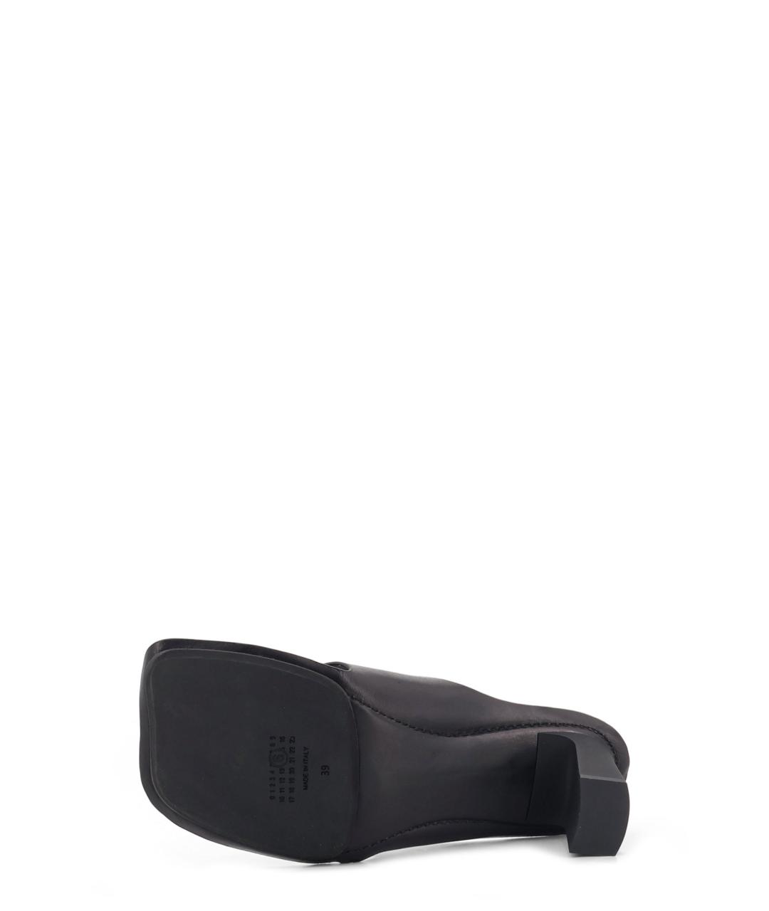 MM6 MAISON MARGIELA Кожаные босоножки, фото 4