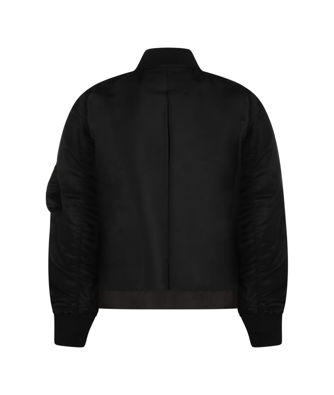 SACAI Черная полиамидовая куртка, фото 2