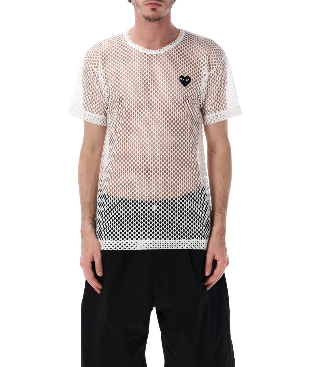 COMME DES GARÇONS PLAY Белая футболка, фото 1