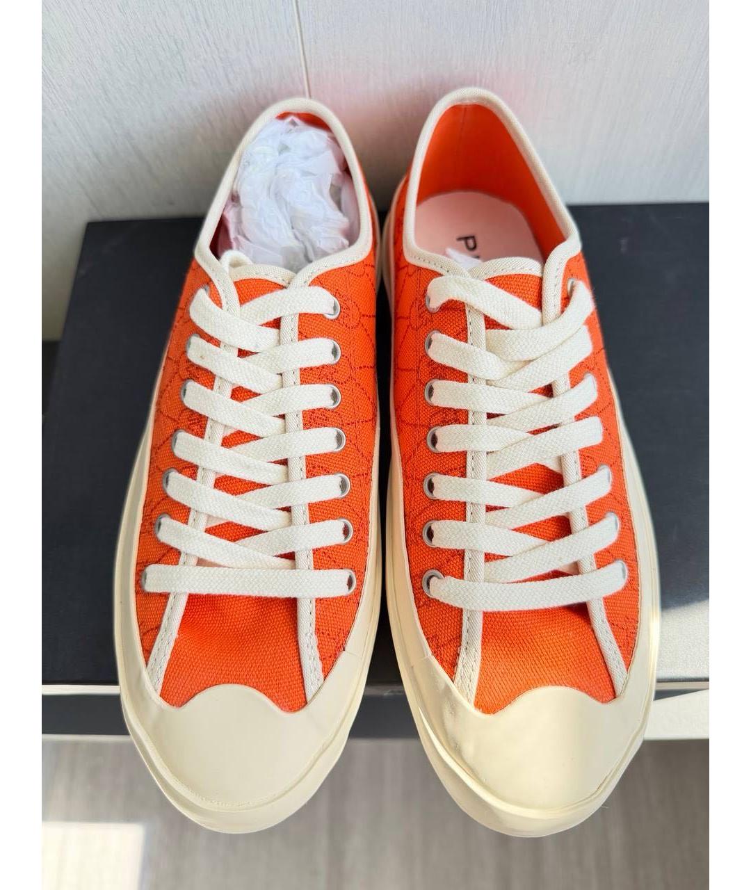 PINKO Красные текстильные кеды, фото 2