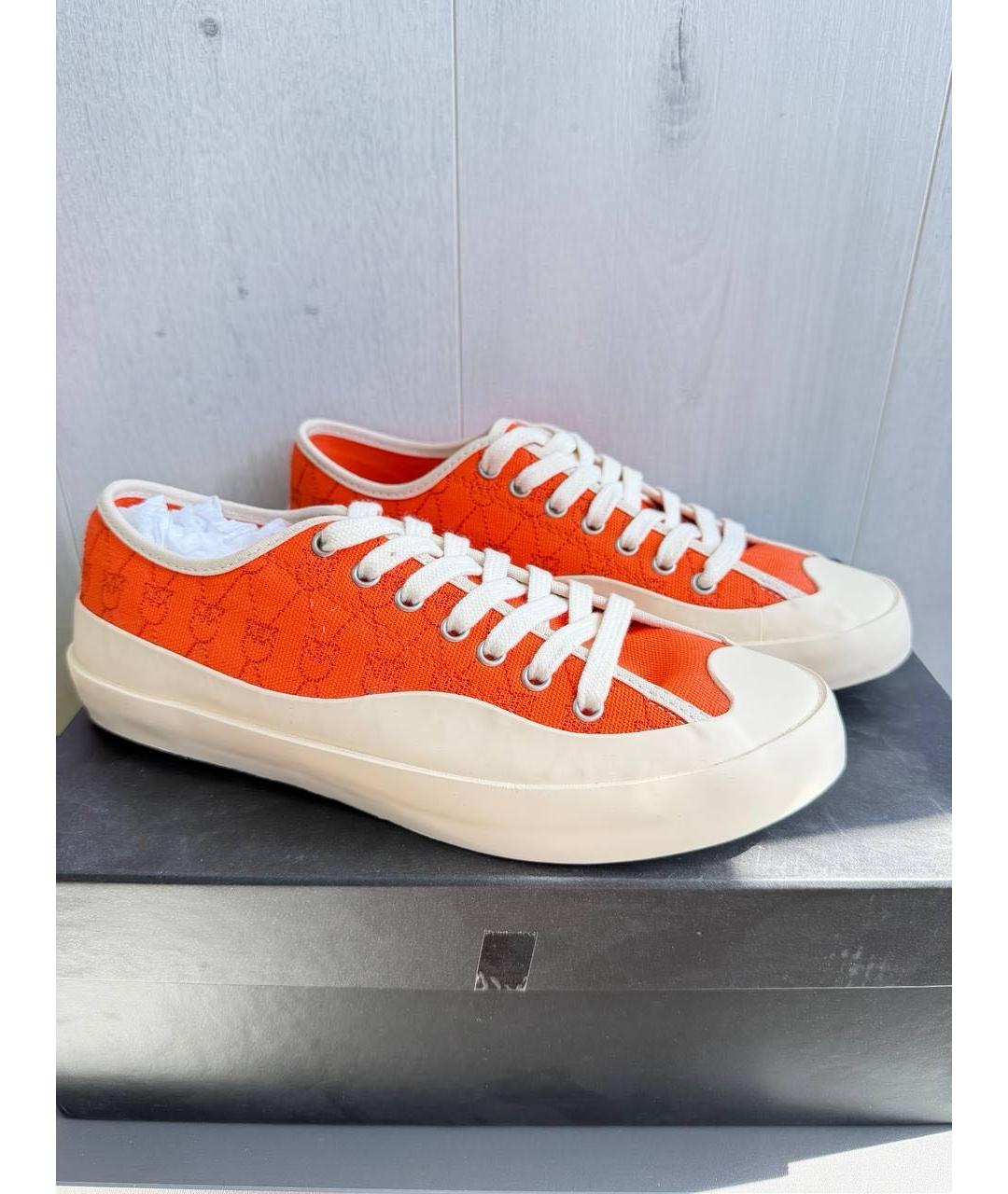 PINKO Красные текстильные кеды, фото 5