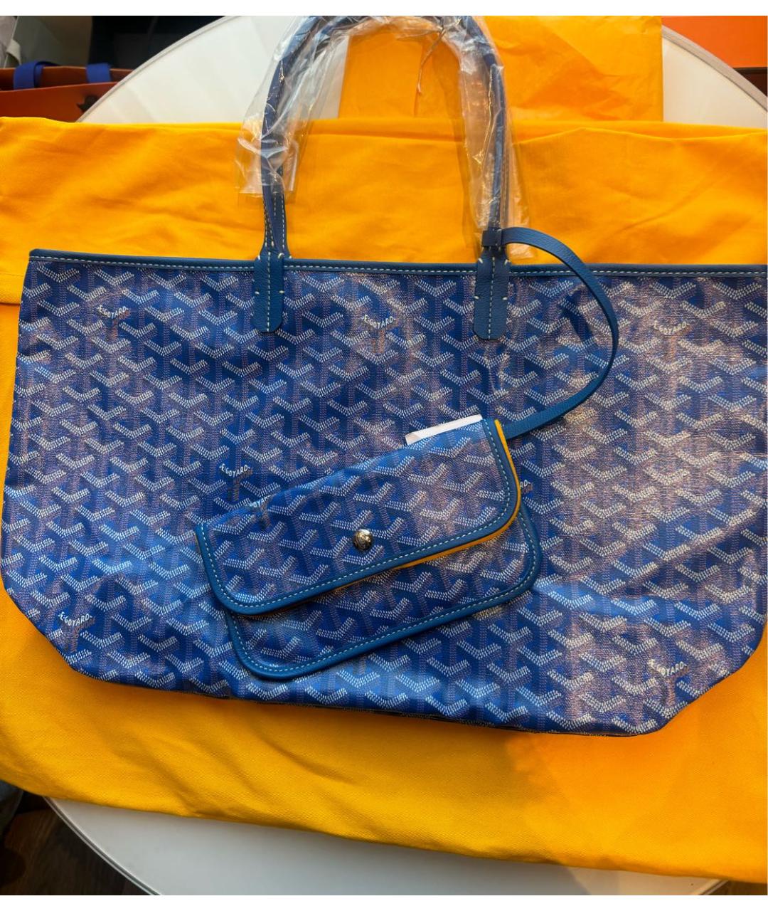 GOYARD Синяя сумка тоут, фото 2