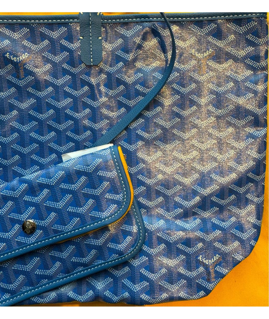 GOYARD Синяя сумка тоут, фото 4