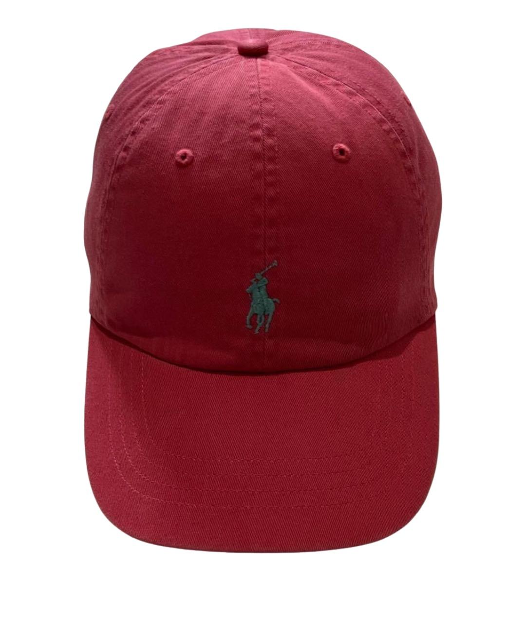 RALPH LAUREN Коралловая хлопковая кепка, фото 1