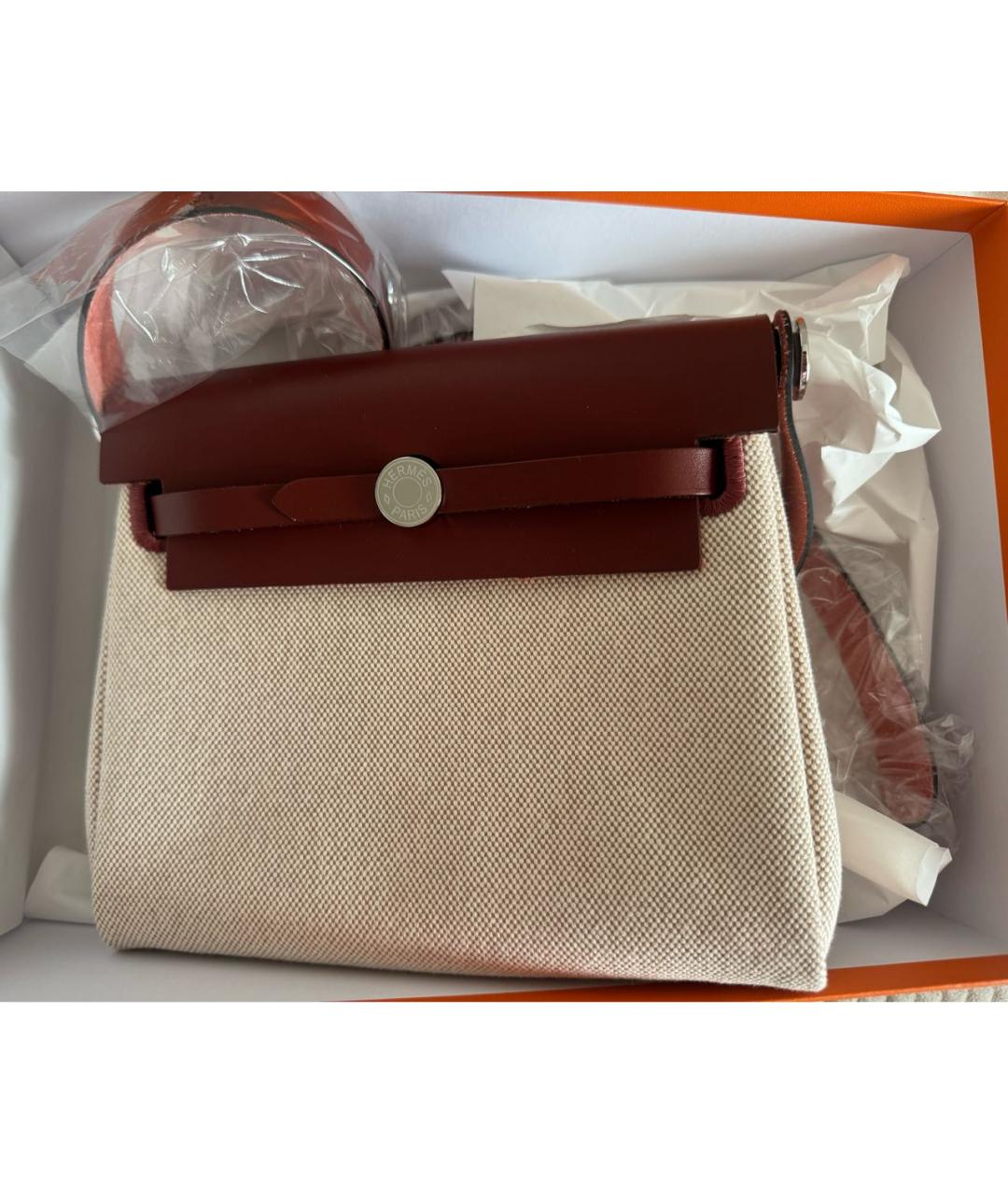 HERMES Тканевая сумка через плечо, фото 2