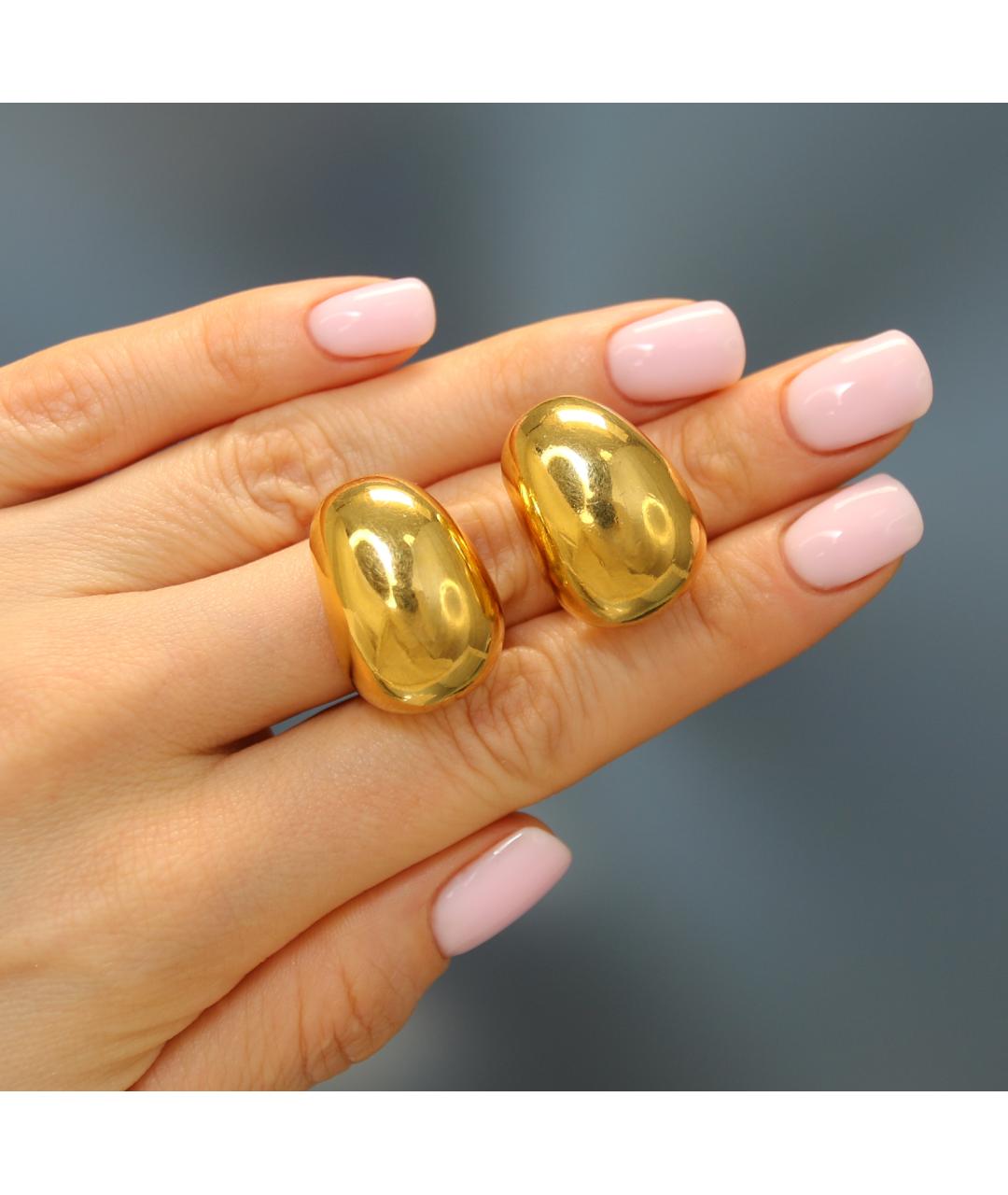 GIVENCHY Золотые позолоченные клипсы, фото 3