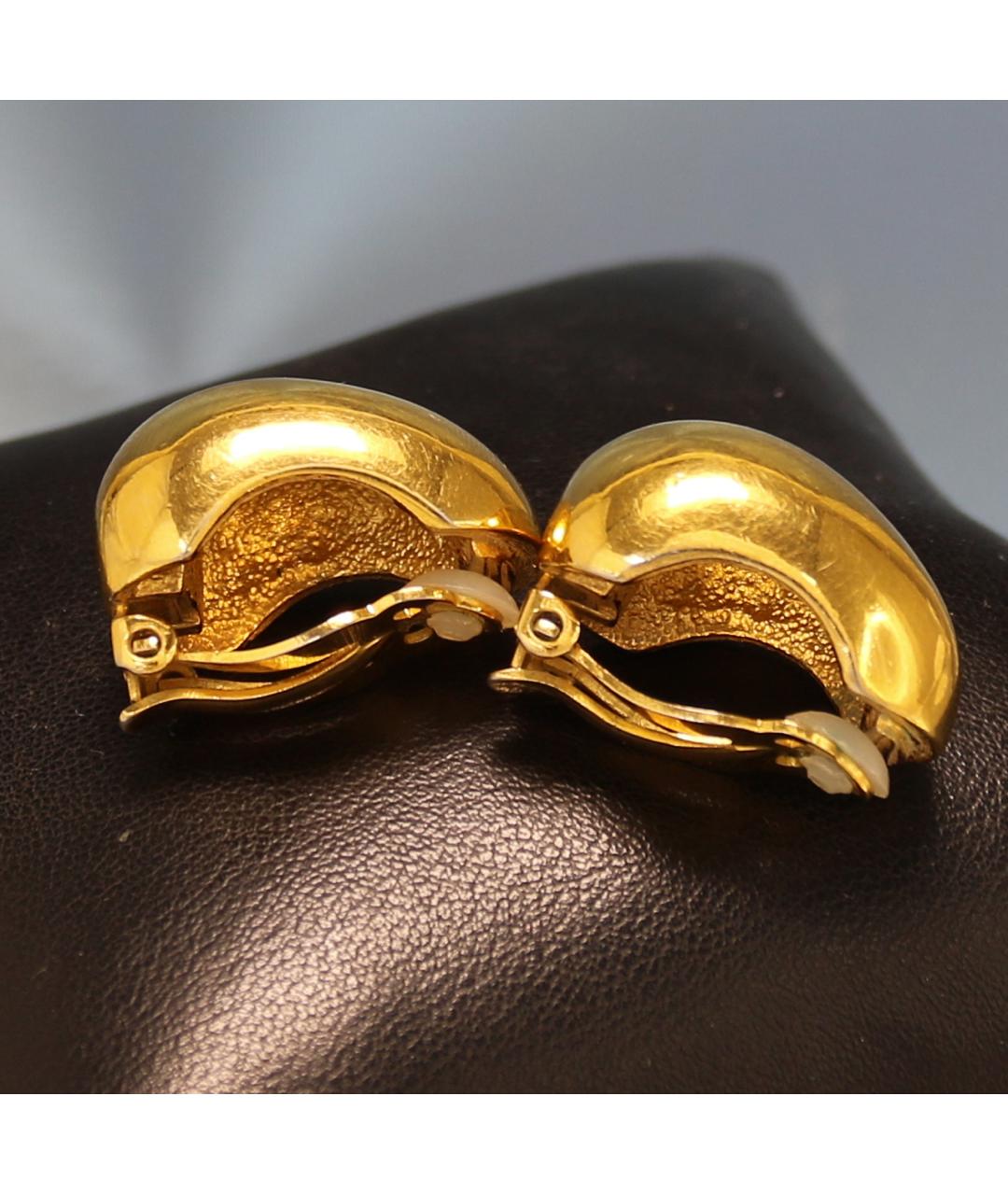 GIVENCHY Золотые позолоченные клипсы, фото 4
