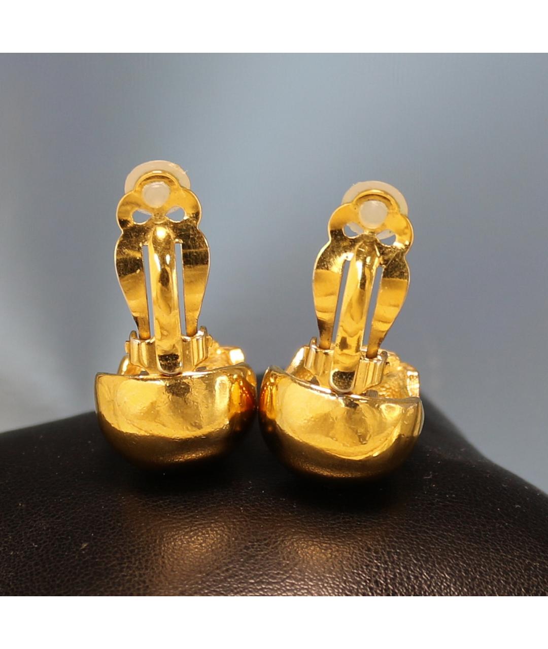 GIVENCHY Золотые позолоченные клипсы, фото 8