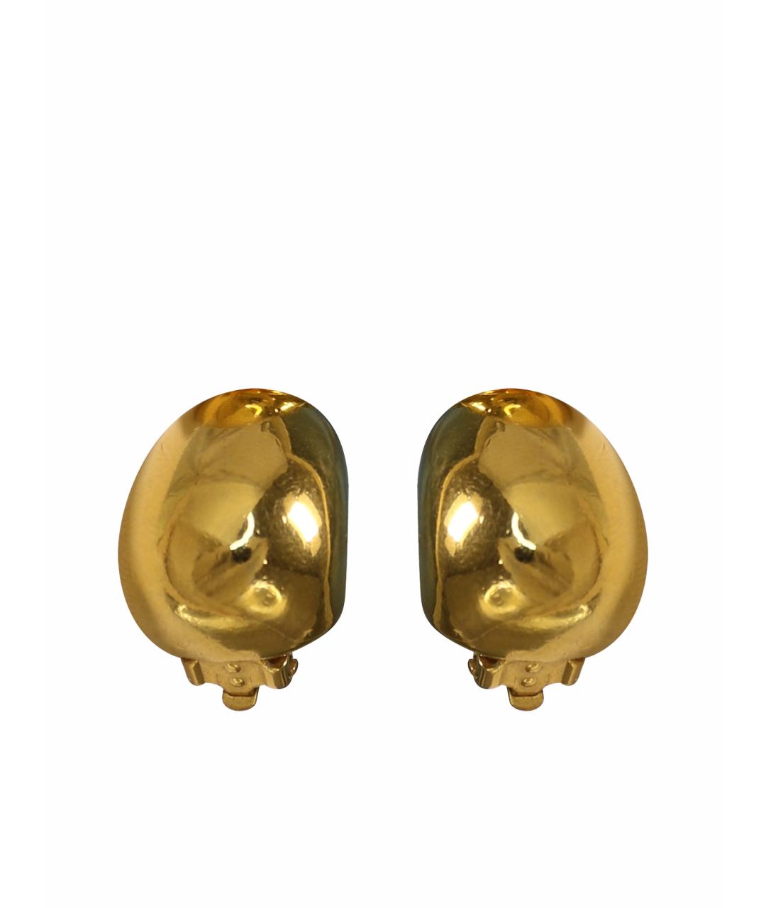 GIVENCHY Золотые позолоченные клипсы, фото 1