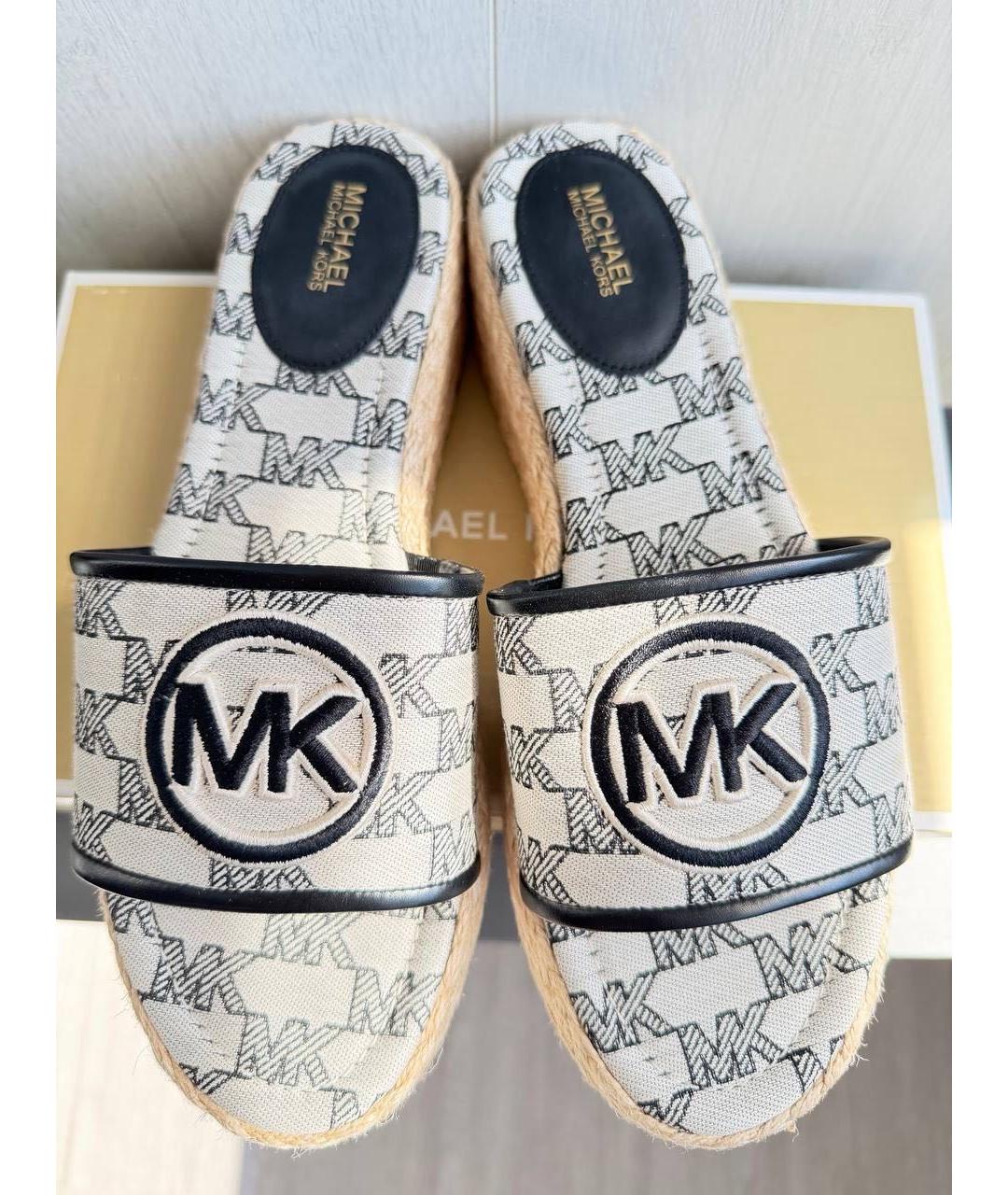 MICHAEL KORS Текстильные шлепанцы, фото 2
