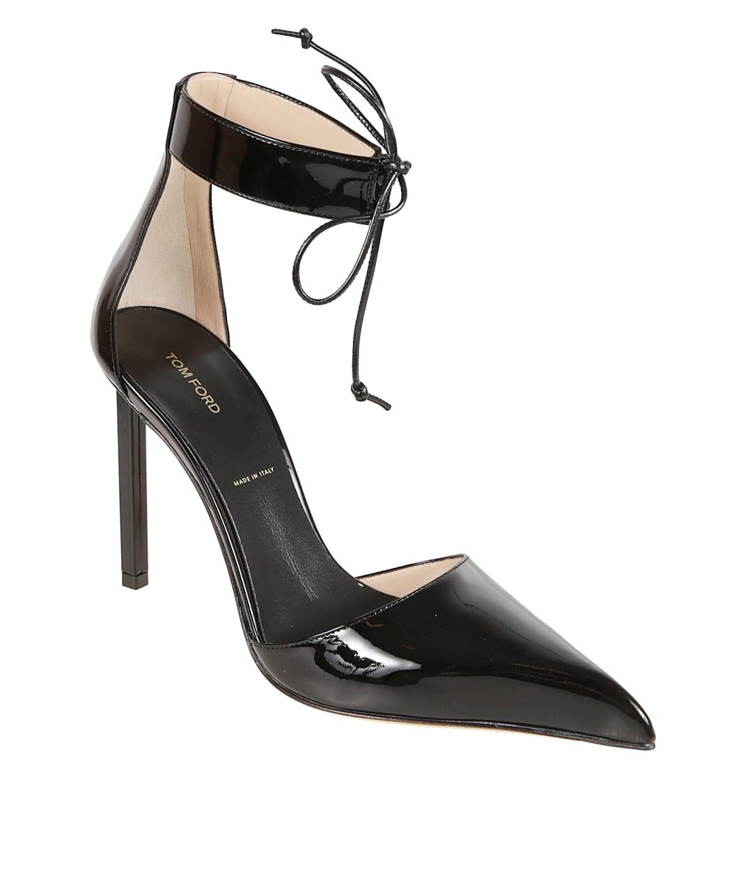 TOM FORD Черные кожаные туфли, фото 2