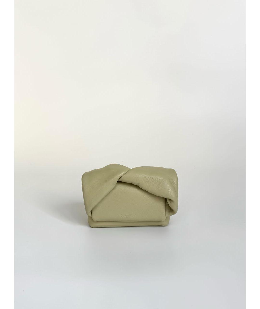 J.W.ANDERSON Салатовая кожаная сумка через плечо, фото 9