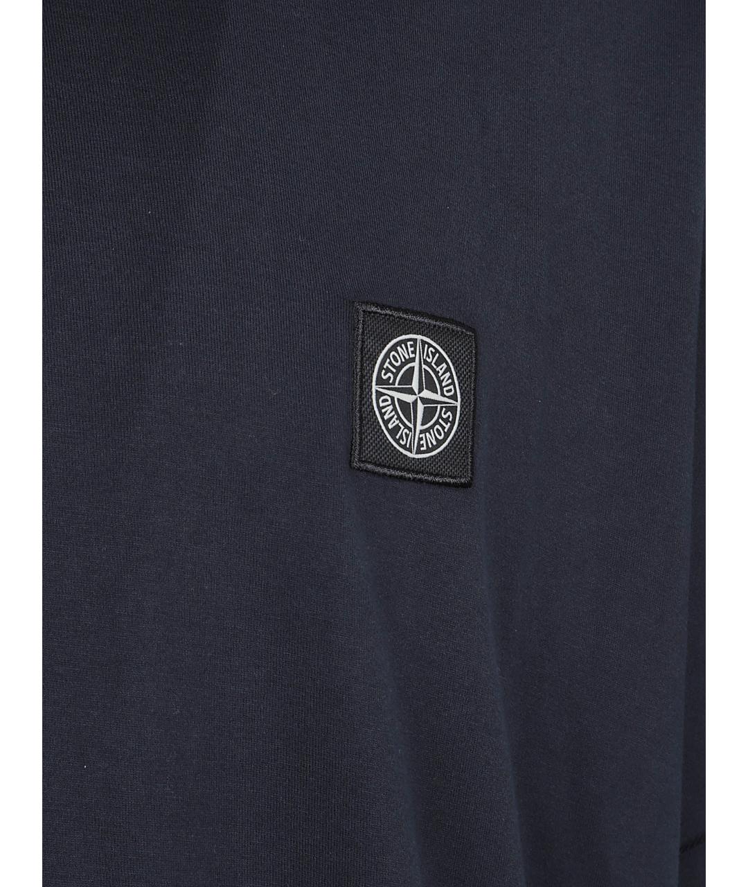 STONE ISLAND Синяя футболка, фото 2