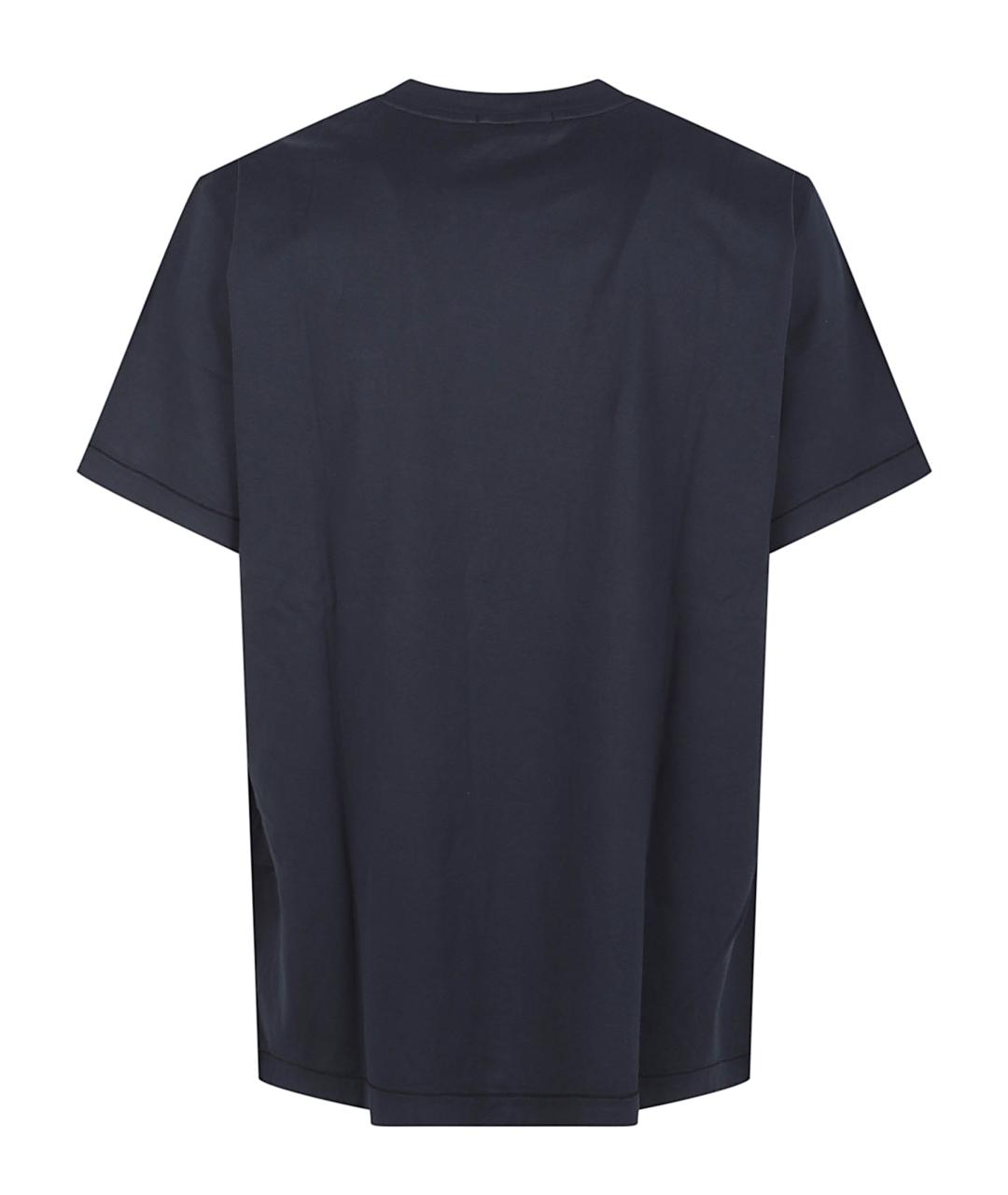 STONE ISLAND Синяя футболка, фото 3