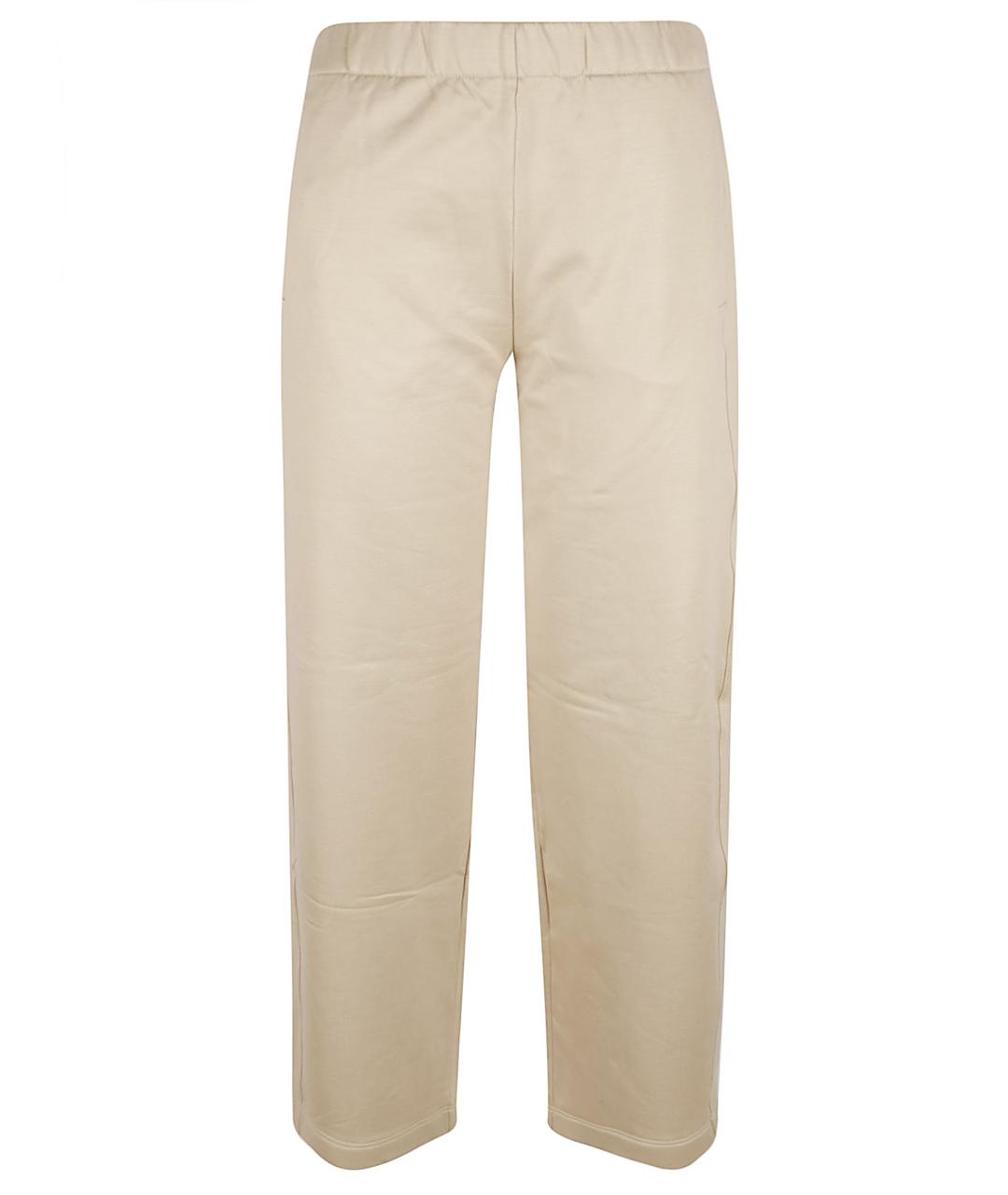 MAX MARA Коричневые прямые брюки, фото 1