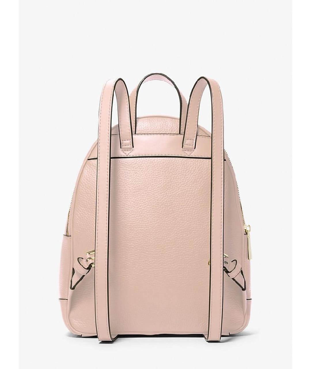 MICHAEL KORS Розовый кожаный рюкзак, фото 2