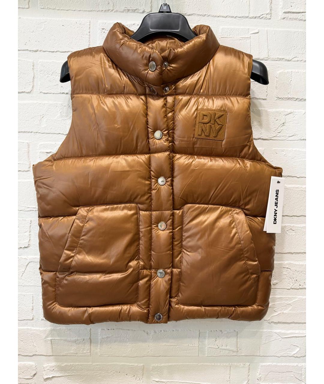 DKNY Коричневый жилет, фото 4