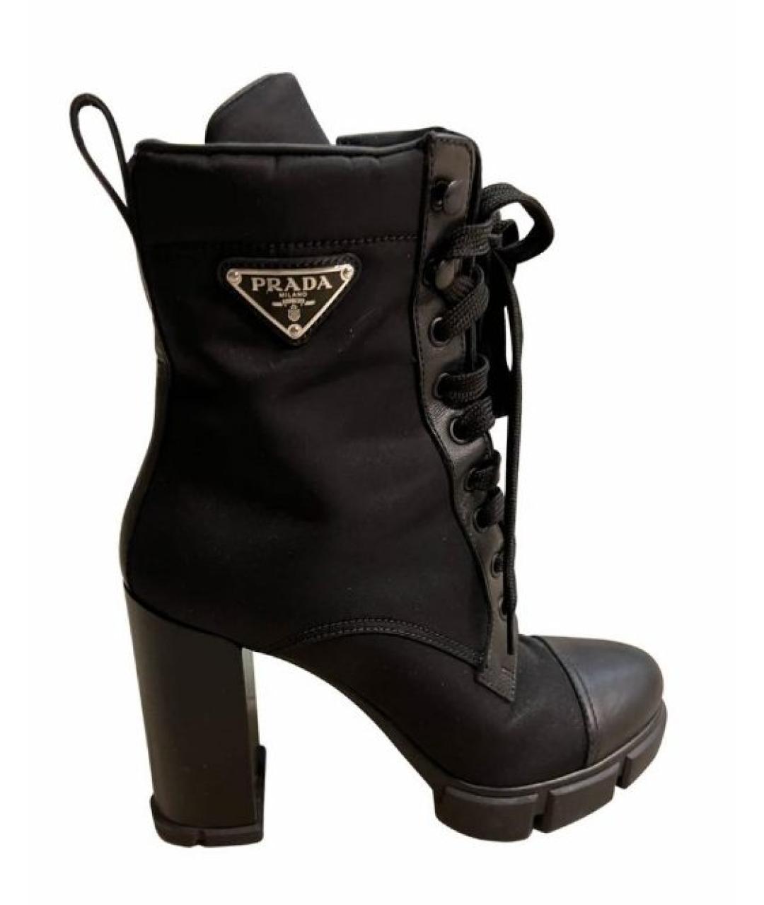 PRADA Черные ботинки, фото 6