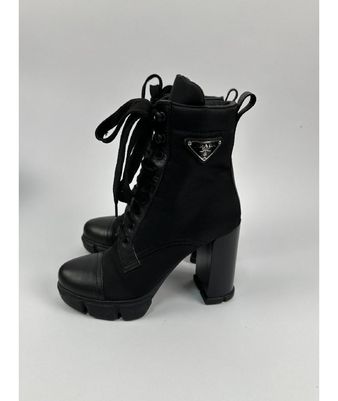 PRADA Черные ботинки, фото 2