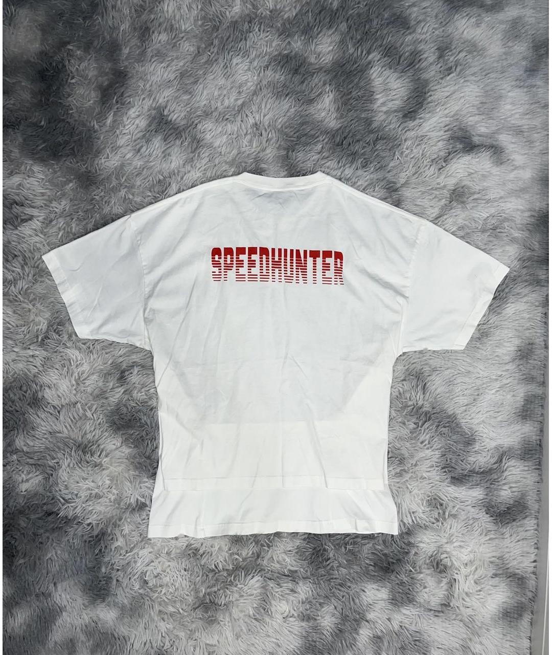 BALENCIAGA Белая хлопковая футболка, фото 5