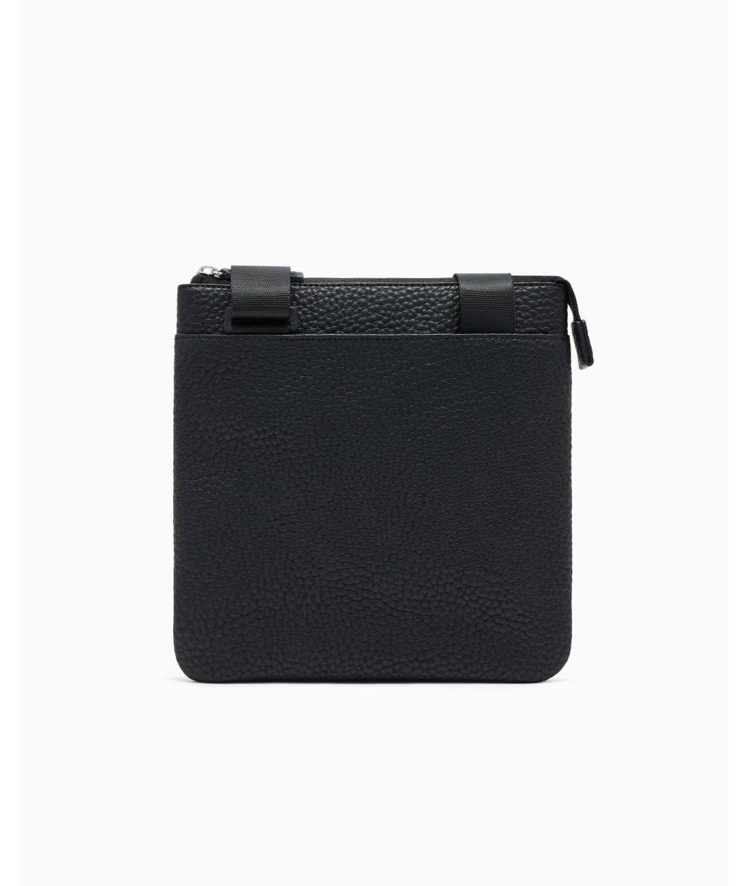 ARMANI EXCHANGE Черная сумка на плечо из искусственной кожи, фото 3