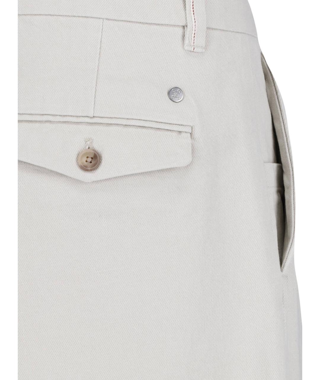 CLOSED Серые хлопковые повседневные брюки, фото 4