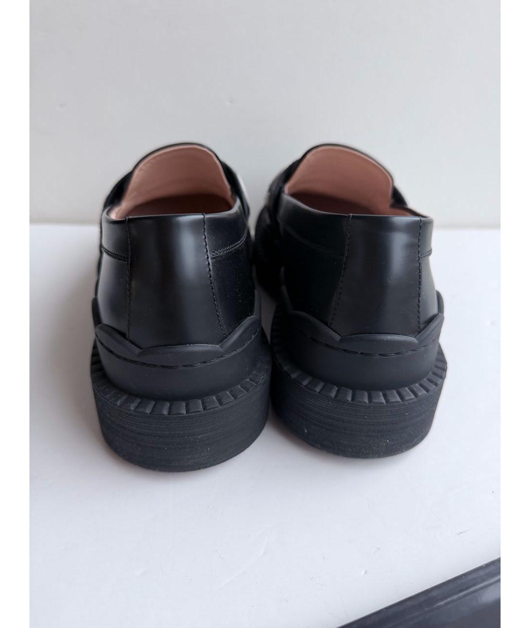 GUCCI Черные кожаные лоферы, фото 3