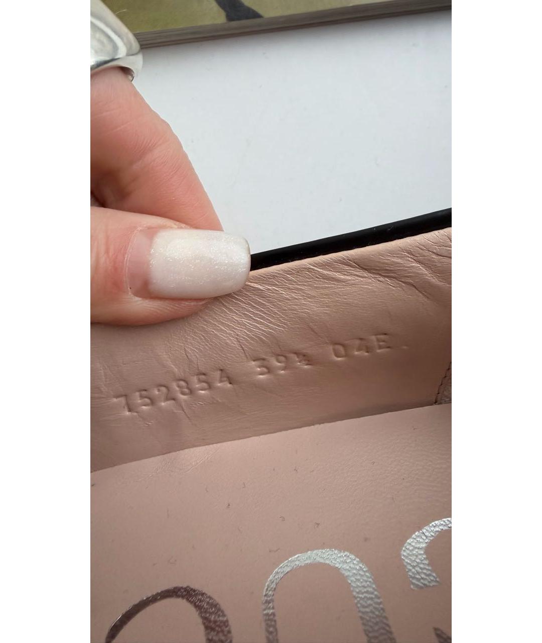 GUCCI Черные кожаные лоферы, фото 7