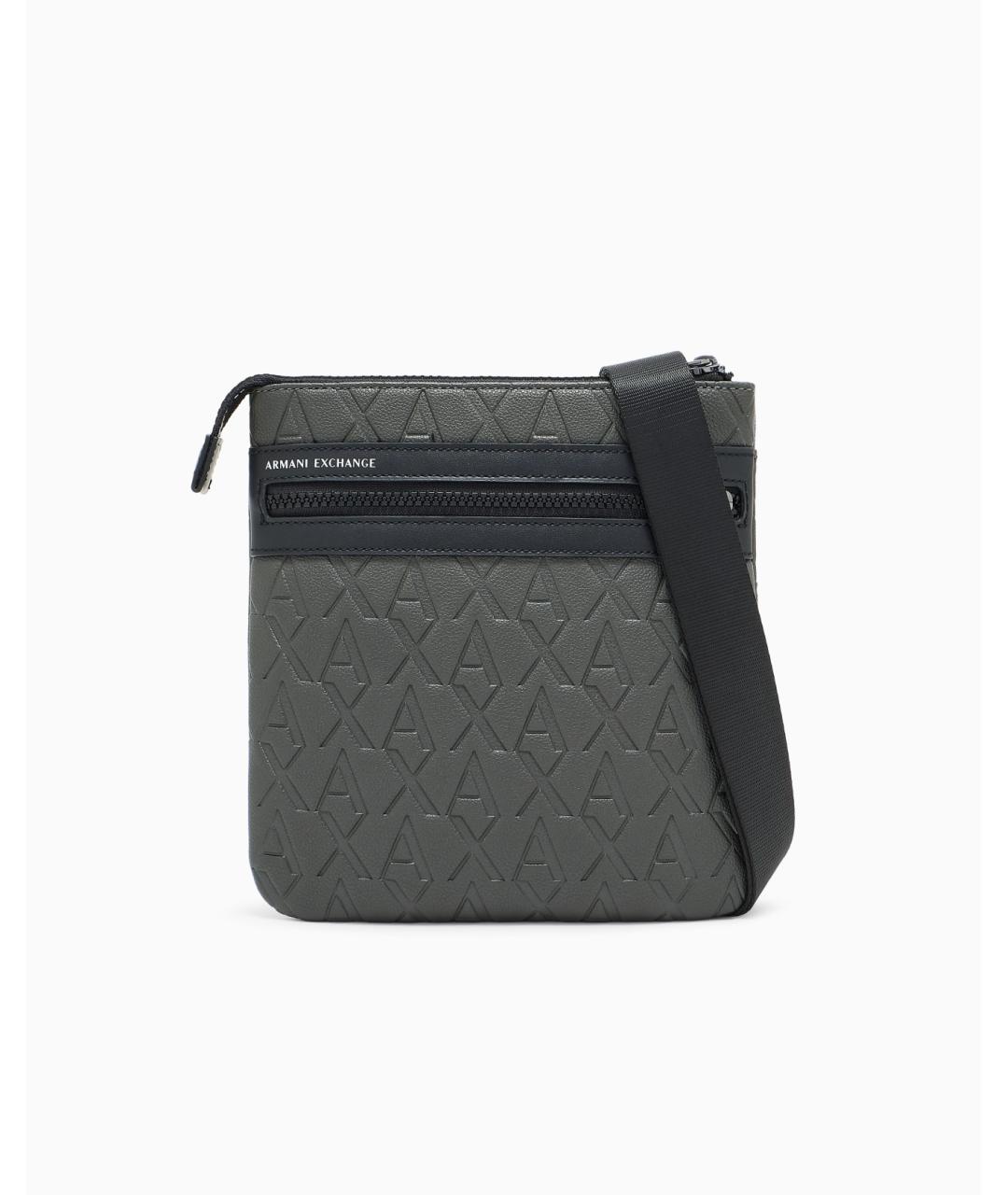 ARMANI EXCHANGE Хаки сумка на плечо из искусственной кожи, фото 9