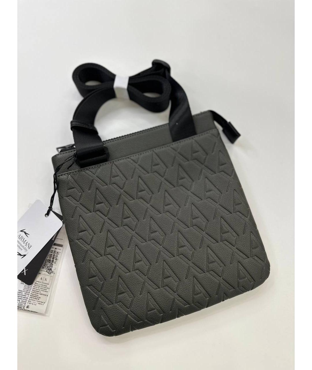 ARMANI EXCHANGE Хаки сумка на плечо из искусственной кожи, фото 6