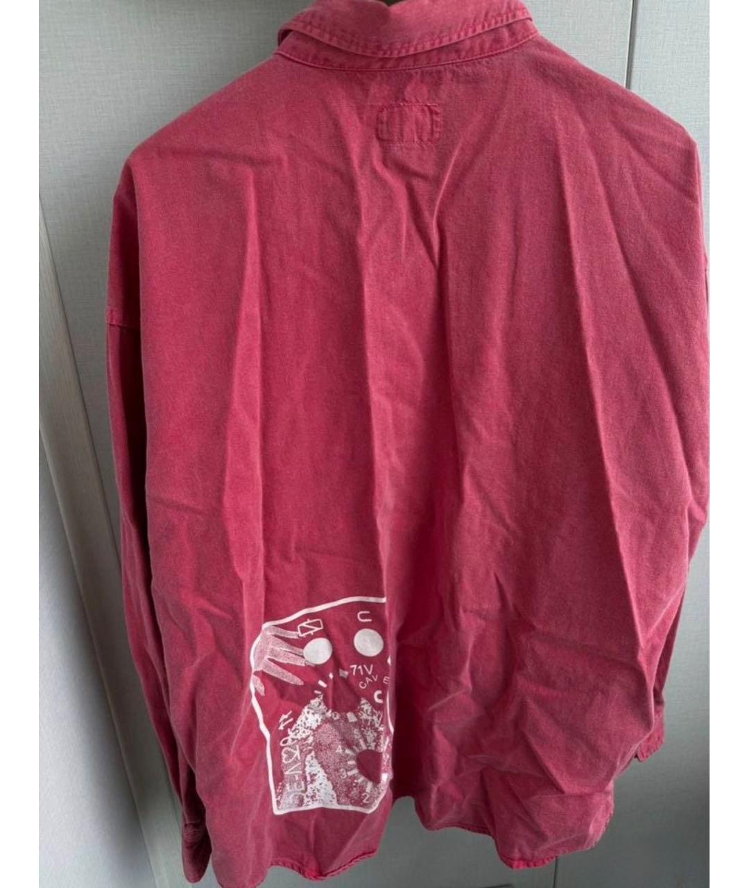 CAV EMPT Красная хлопковая кэжуал рубашка, фото 2