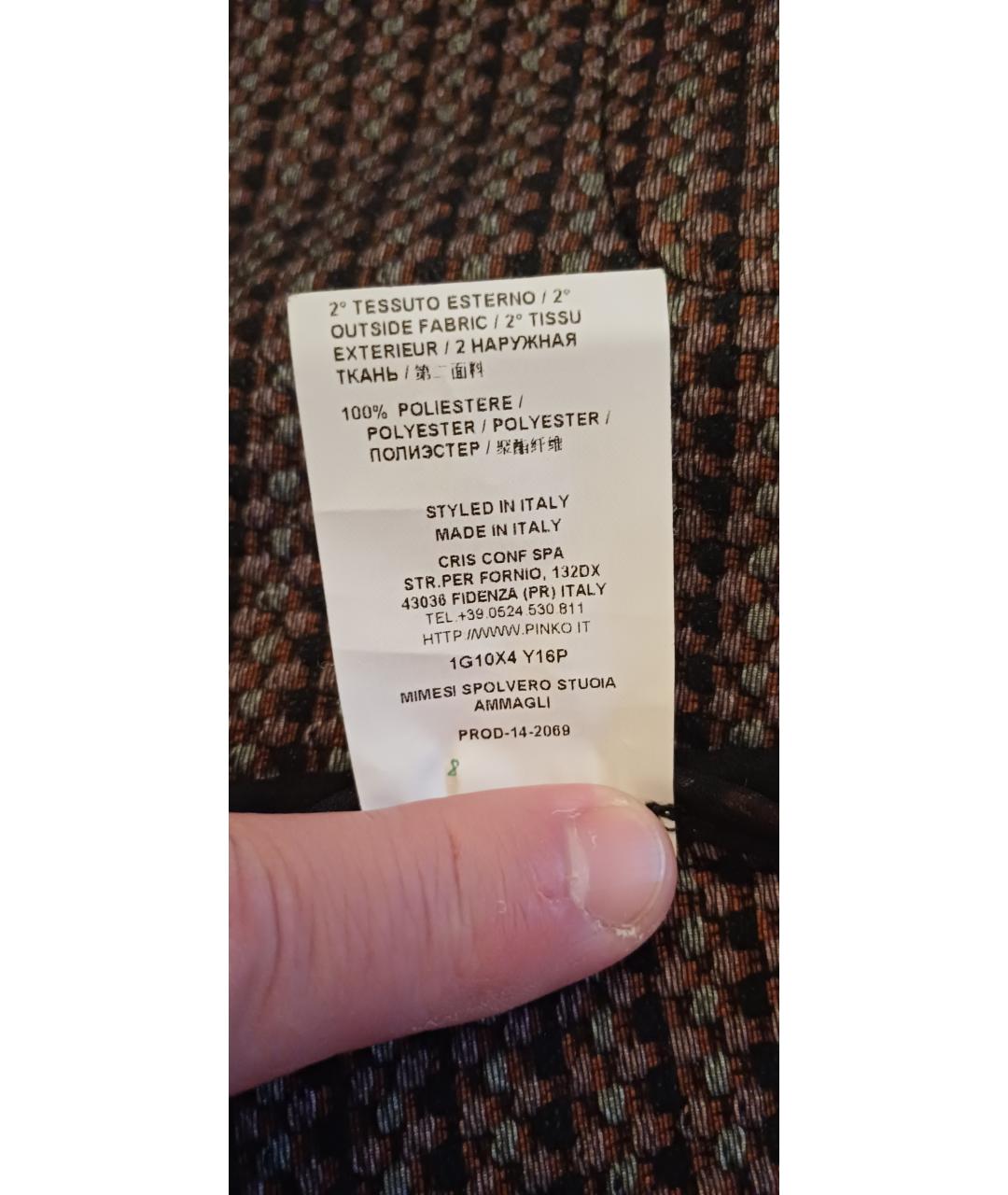 PINKO Хлопко-эластановый тренч/плащ, фото 9