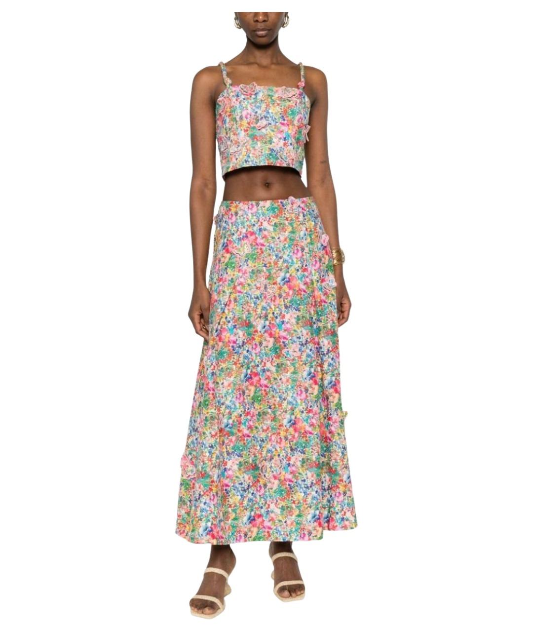 FARM RIO Мульти юбка миди, фото 3