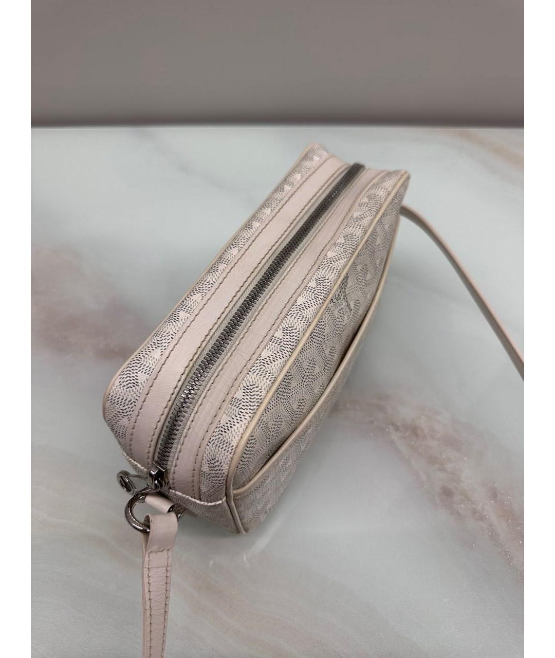 GOYARD Белая сумка через плечо, фото 3