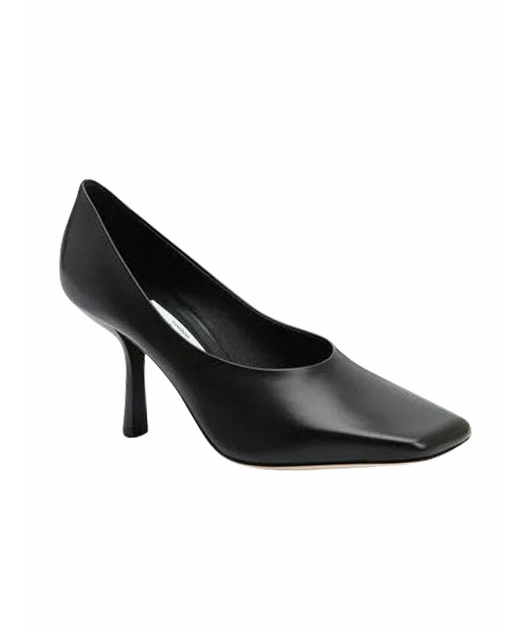 JIMMY CHOO Черные кожаные туфли, фото 1