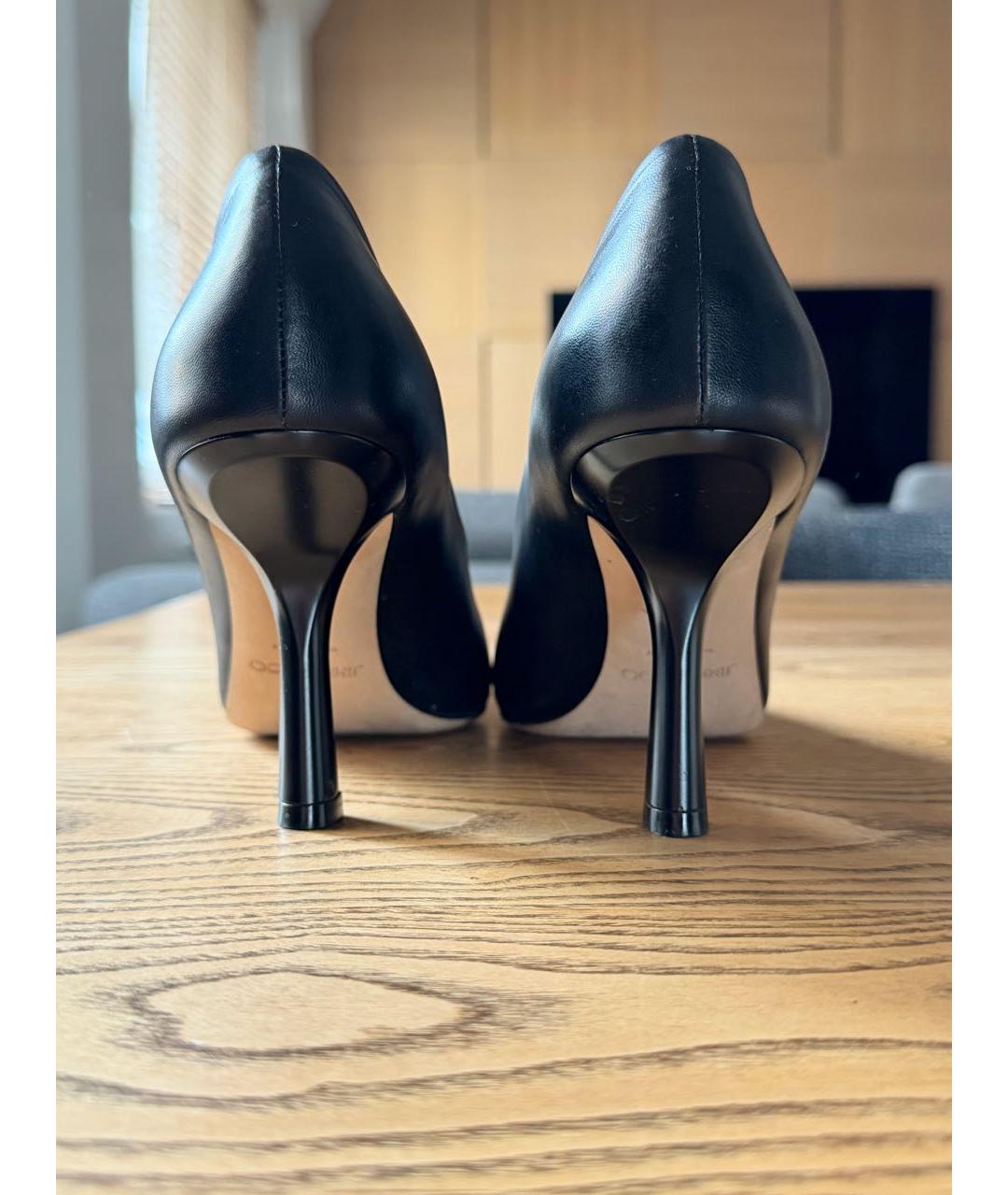 JIMMY CHOO Черные кожаные туфли, фото 2