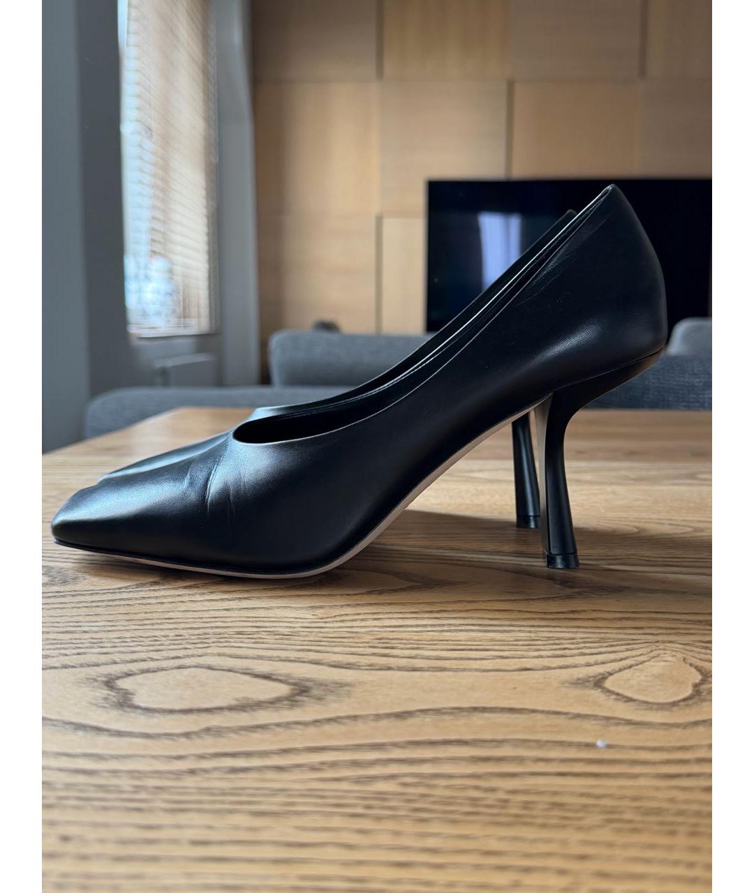 JIMMY CHOO Черные кожаные туфли, фото 3