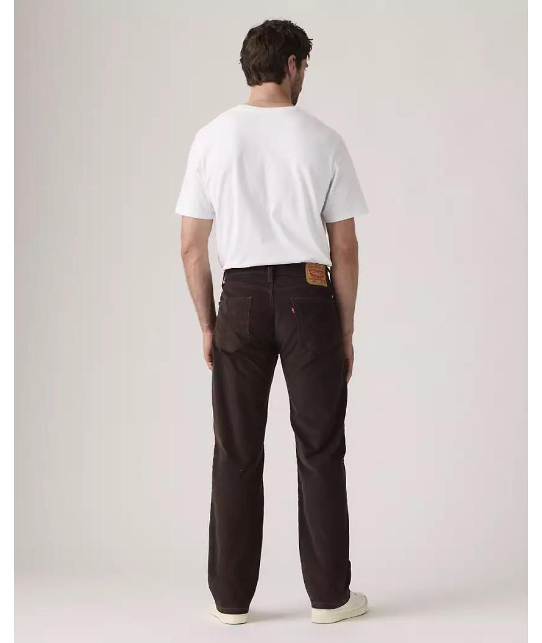 LEVI'S Коричневые хлопковые джинсы, фото 2