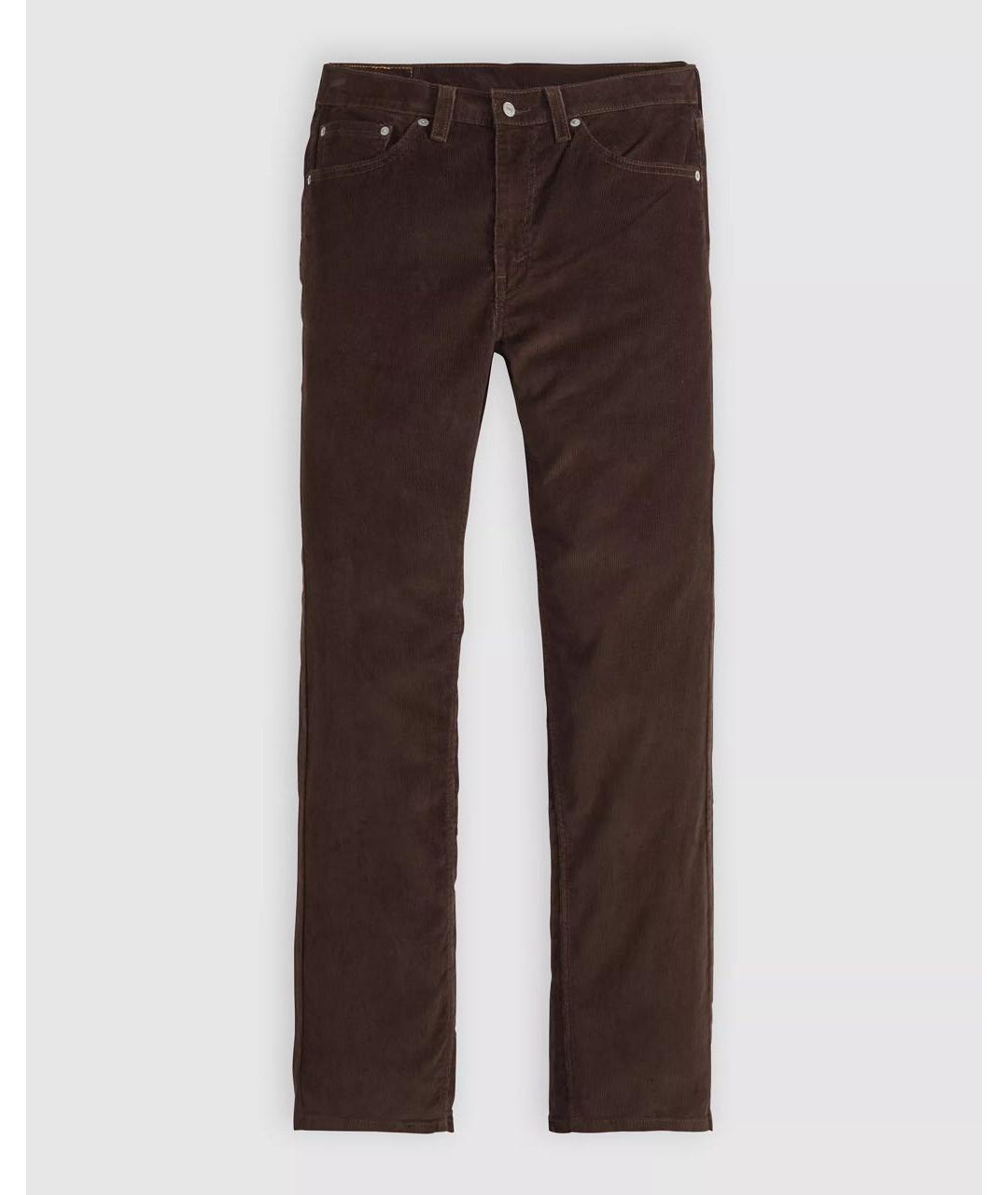 LEVI'S Коричневые хлопковые джинсы, фото 6